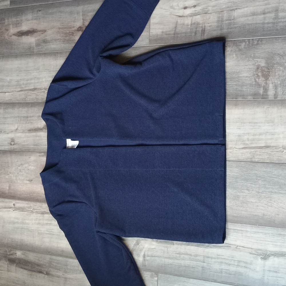 BonWorth Womens Nautical Jacket Size Large Blue